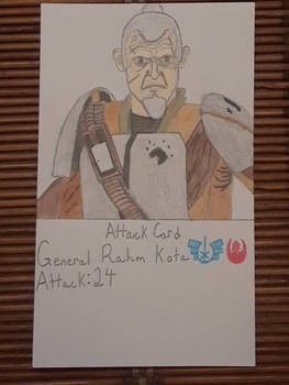 General Rahm Kota Attack Card