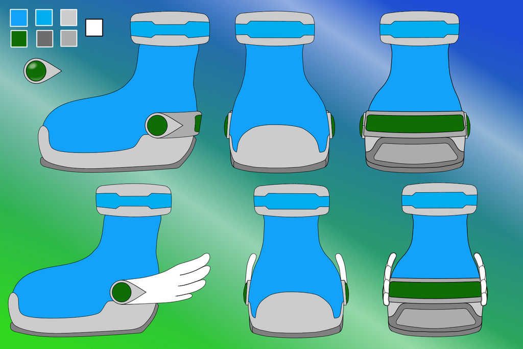 RF Winged Boots by RocketFoxProductions on DeviantArt