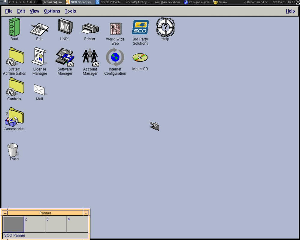 Sco Unix Dynamic Icon SCO UNIX IXI Desktop by MrUNIXman on DeviantArt