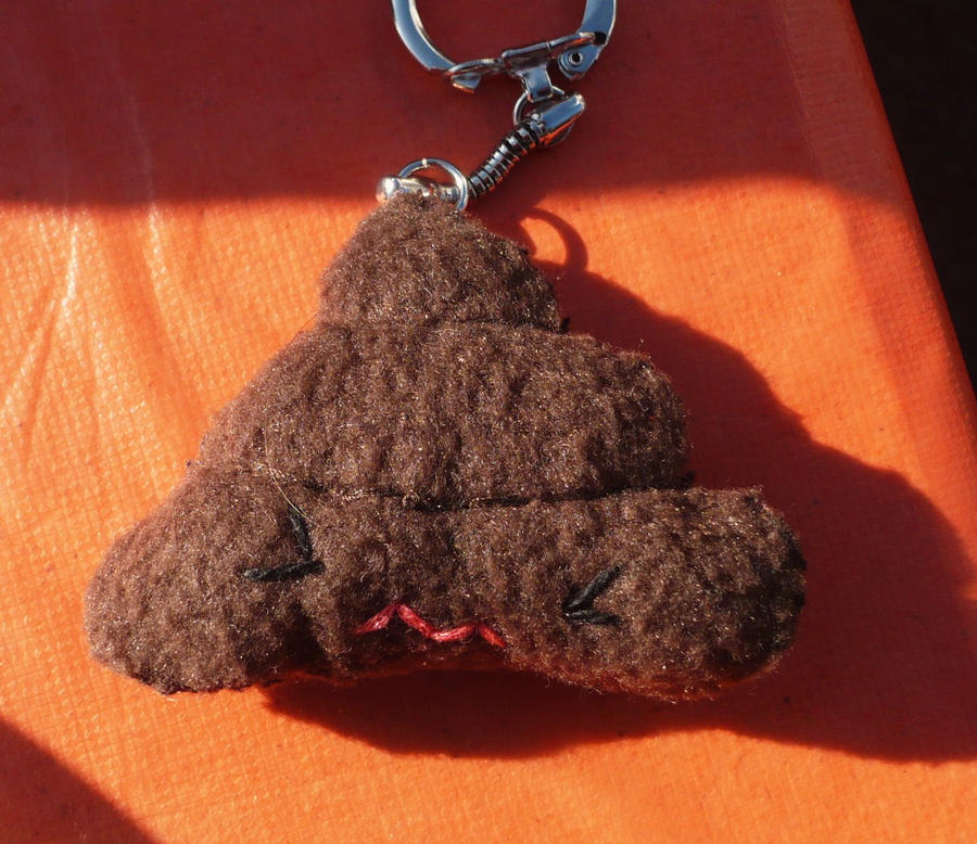 Struggling Mr. Poo keychain by XOFifi on DeviantArt