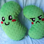 Pickle Brothers Plushies: Sweet and Sour