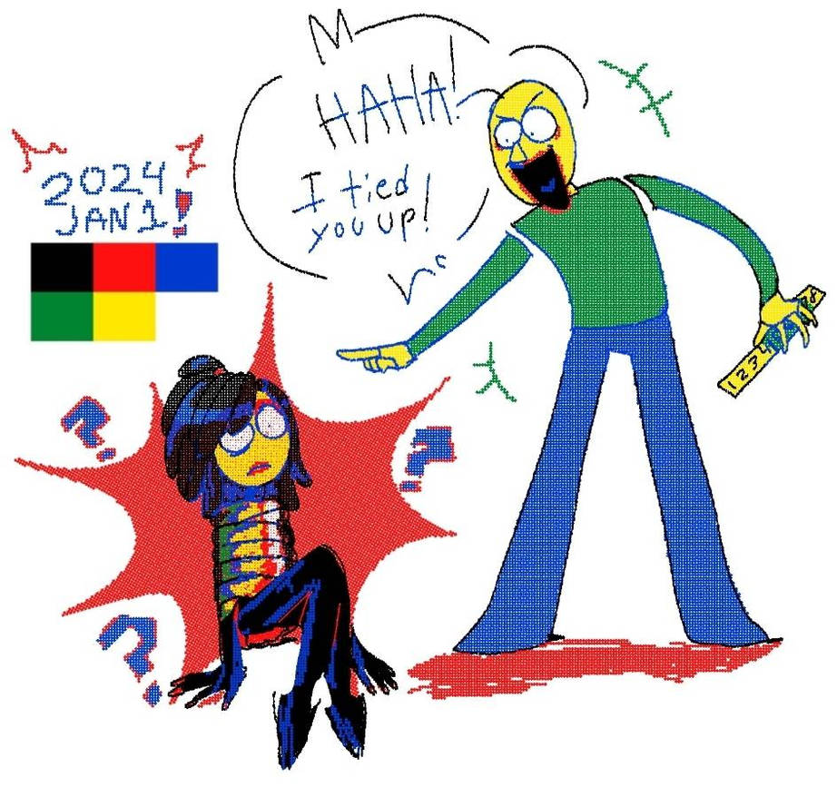 HAHA! I tied you up! by Lenkeo on DeviantArt