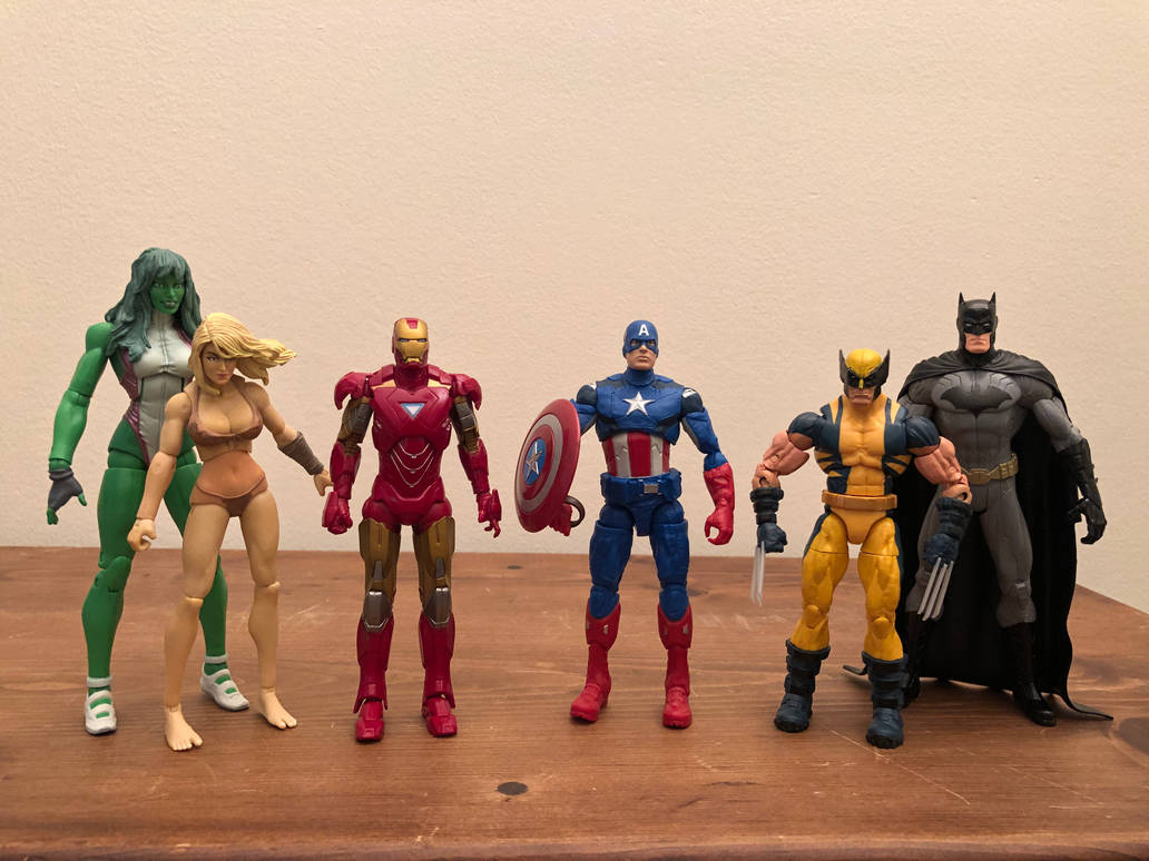 Marvel and DC Action Figures by Myst222007 on DeviantArt