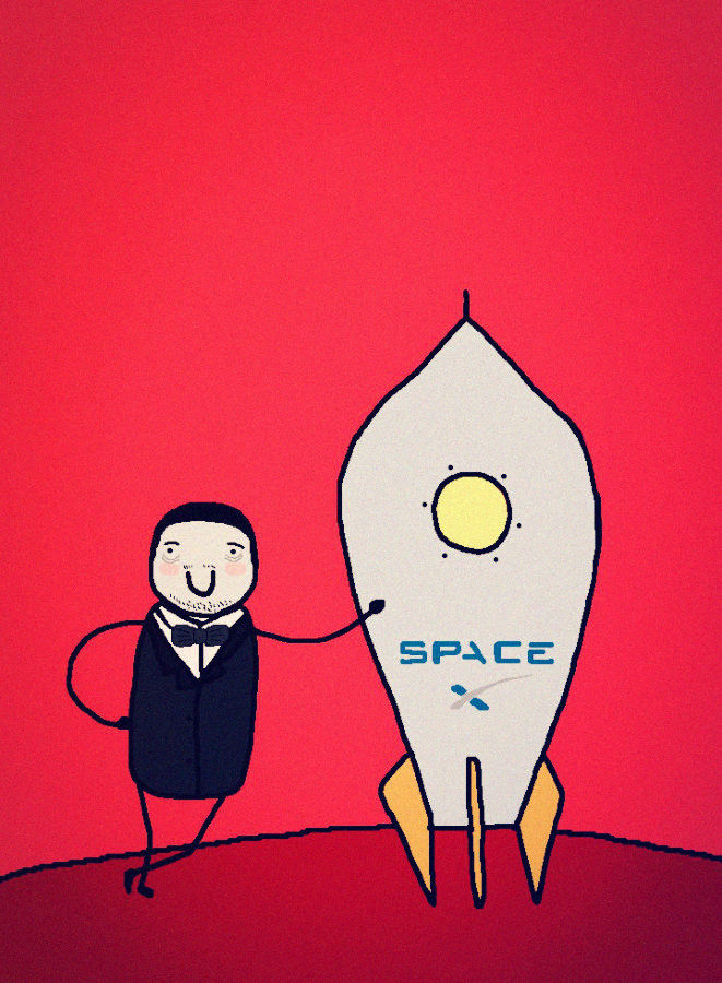 Earth-chan by https://kangmeako.deviantart.com on @deviantart Elon Musk by SlavikTheArtist on DeviantArt