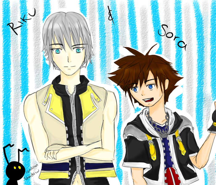 Smily Friendship- Riku and Sora