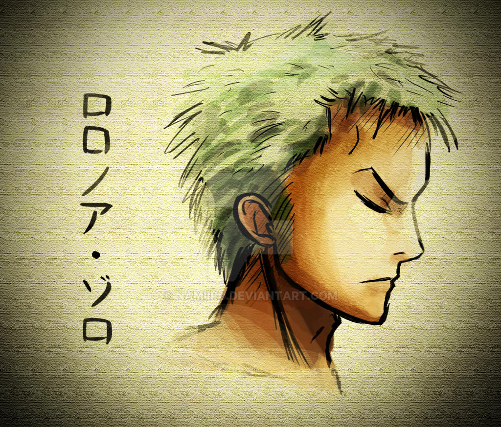 Drawing Zoro for my Friend