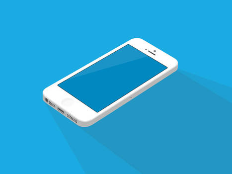 iPhone 5 Flat Design