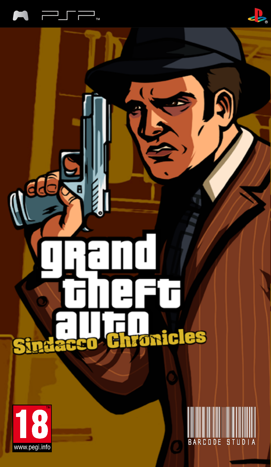 Grand Theft Auto: San Andreas PSP Box Art Cover by DemonFoxSlayer