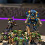 Orks and space marines! = )