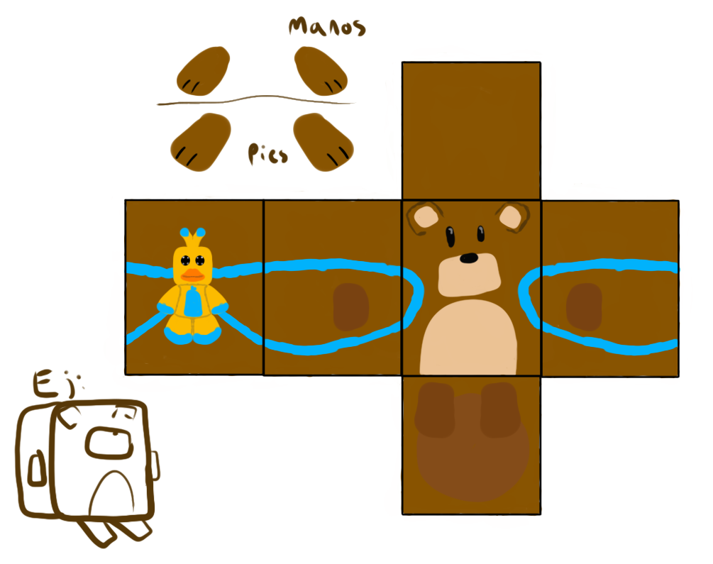 Baaren papercraft (super bear adventure) by julio1rga on DeviantArt