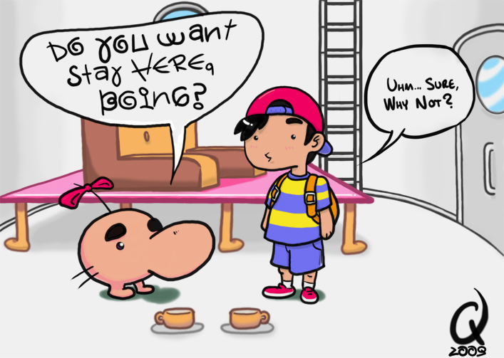 Ness Visits Mr. Saturn