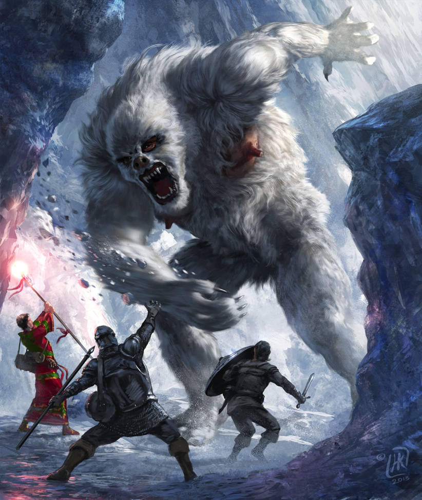 Yeti encounter by Chinasky66 on DeviantArt