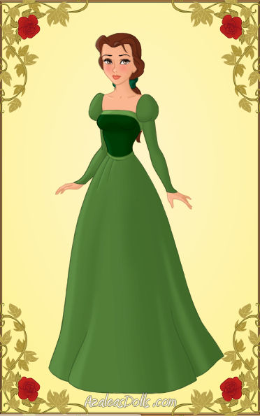 Belle Green Dress Beauty And The Beast By Annwxyzz On Deviantart