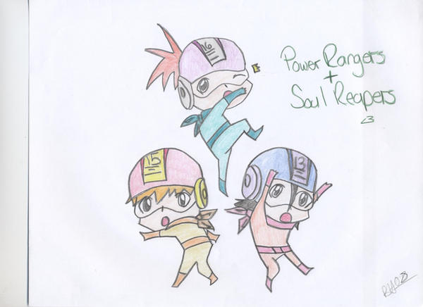 power rangers + soul reapers by sasukewolf on DeviantArt