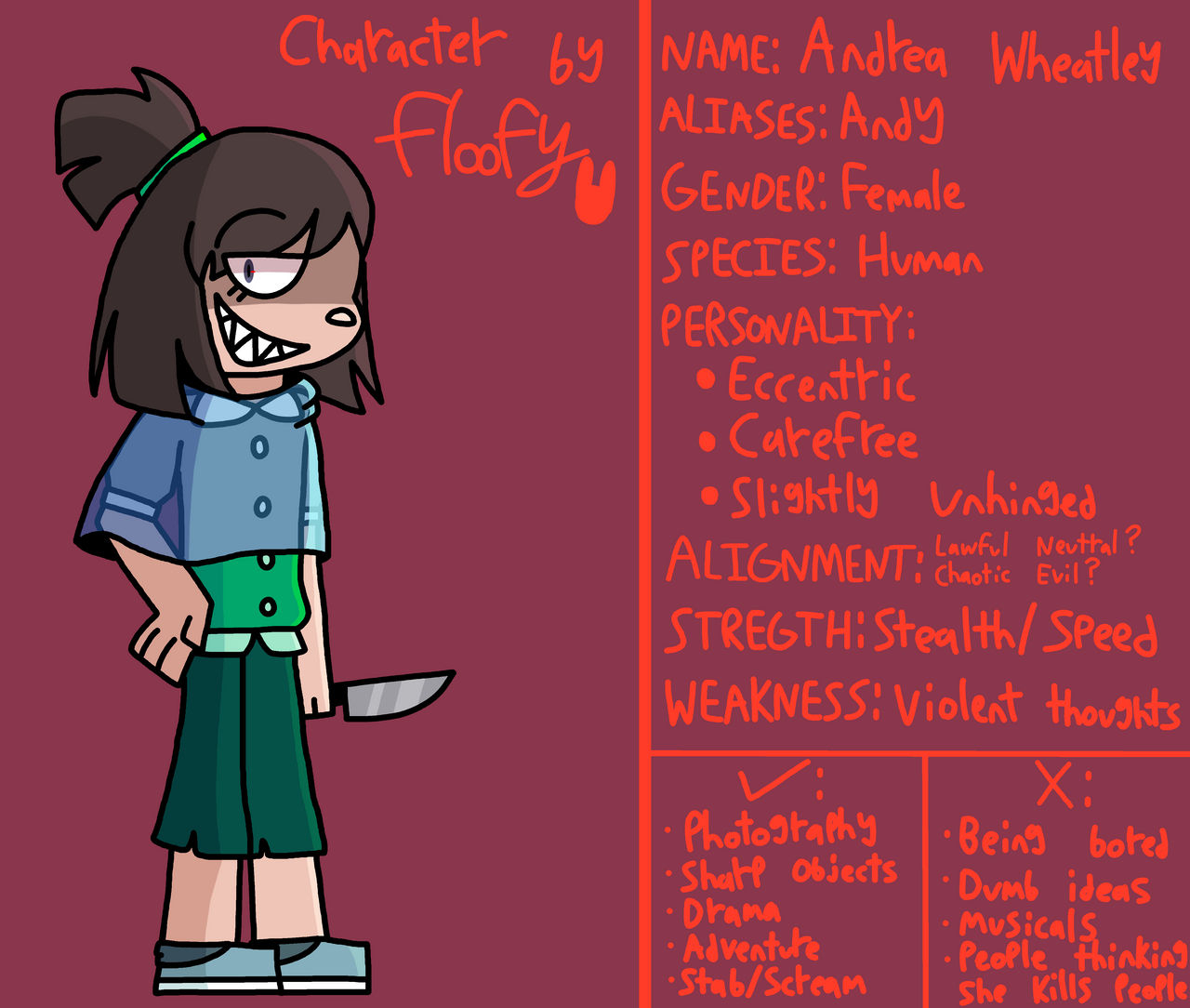 Original Reference Andyyyyyyy- (original character reference) by FloofyUsagi on DeviantArt