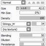 SAI - Hair Brush Settings