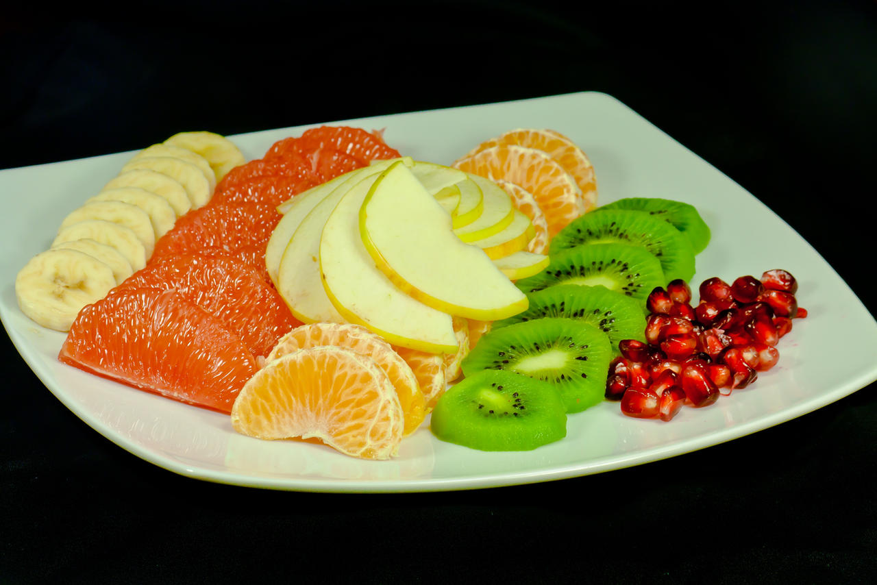 Plate of vitamin C