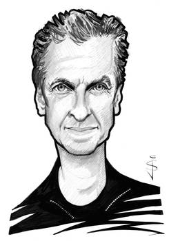 Caricature - Peter Capaldi