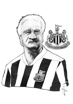 Caricature - Sir Bobby Robson