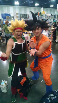 Dragonball Cosplay: Goku and Super Saiyan Bardock