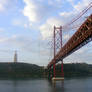 Lisbon Bridge and Statue