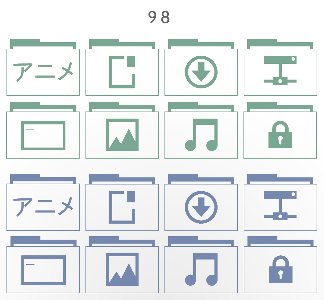 98 (icon set) by noha-ra