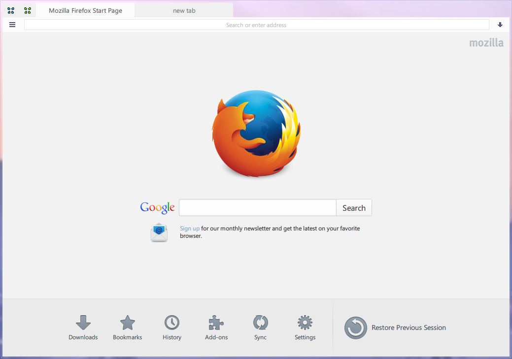 Charming Firefox theme (tabs on bottom) by maxxdogg on DeviantArt