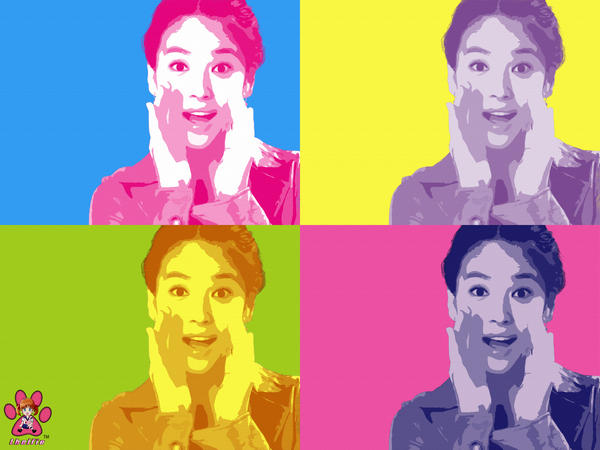 Song Hye Kyo Warhol Inspired