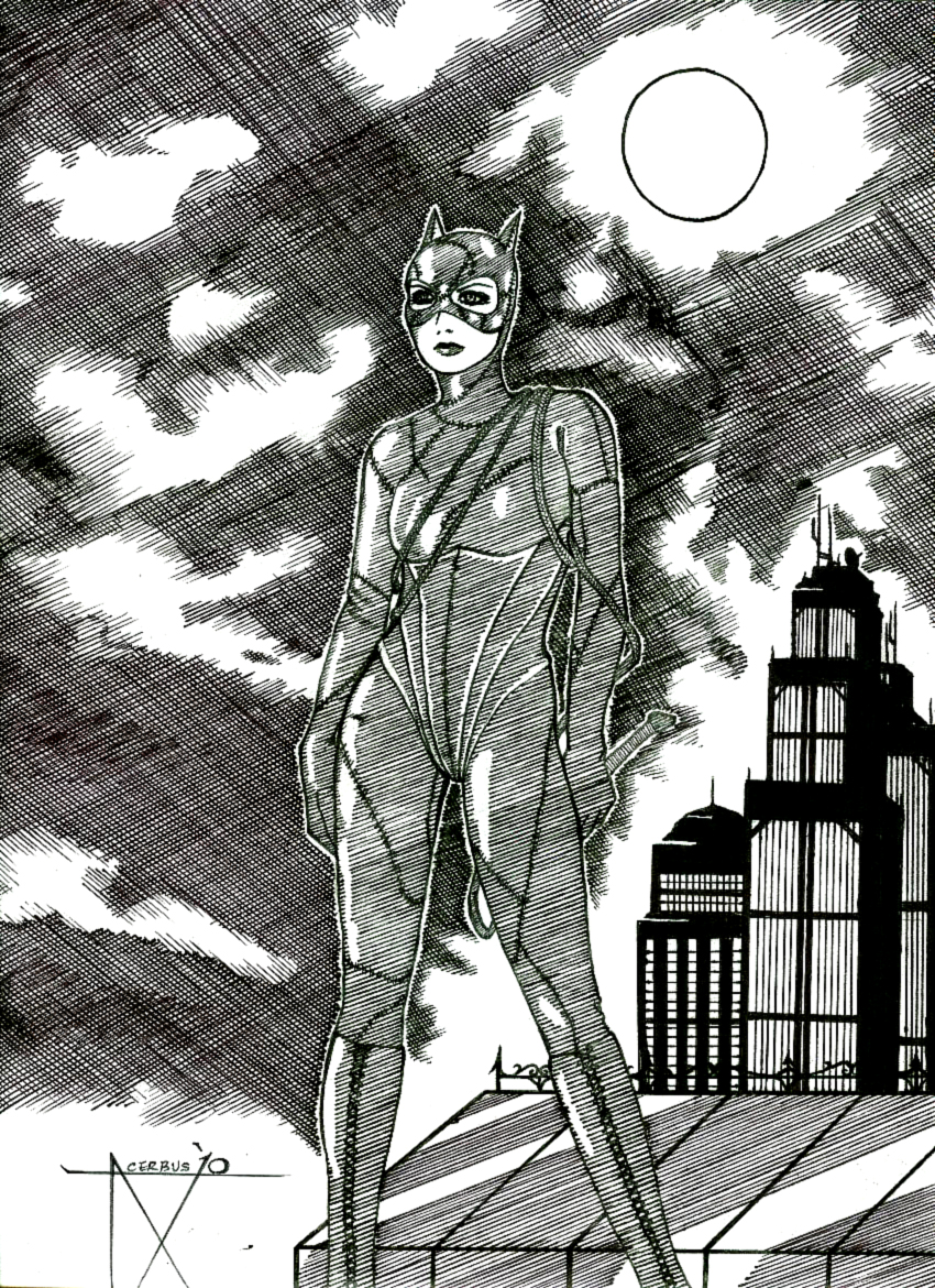 Catwoman (Returns) - Ink Sketch