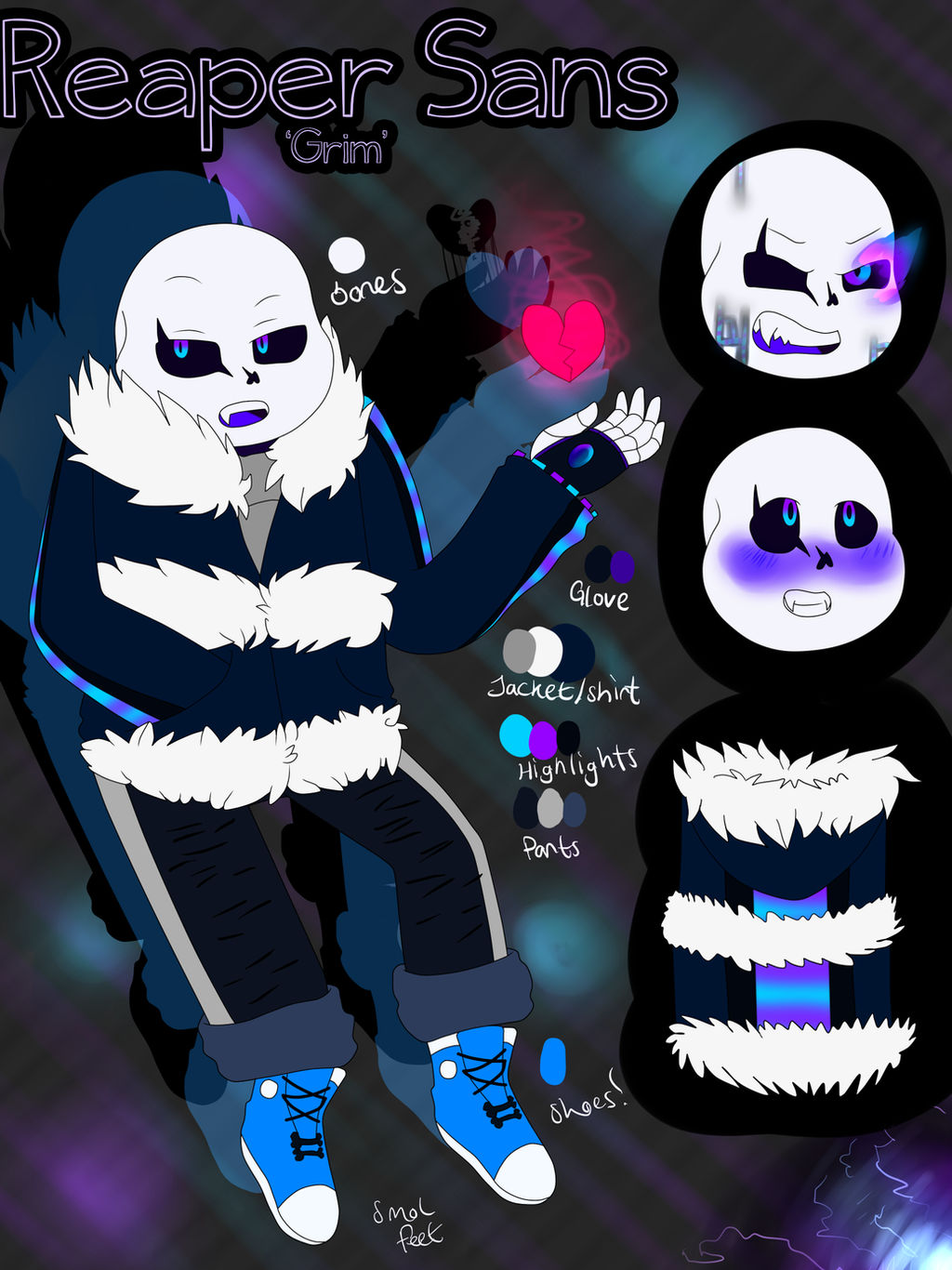 Voidentceytale character ref: Feral Sans Galactic Reaper - Illustrations  ART street