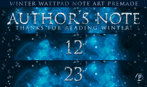 Winter Wattpad Note Art Premade