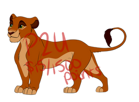 |P2U| Adult Lion/ess PSD Base by Azerae