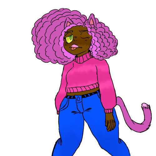 Pink Core Cat PiNK CAT by qanqam on DeviantArt