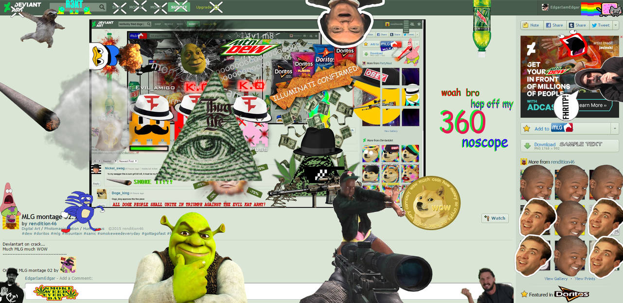 Scene Mlg MLG montage 02.2 by EdgarIamEdgar on DeviantArt