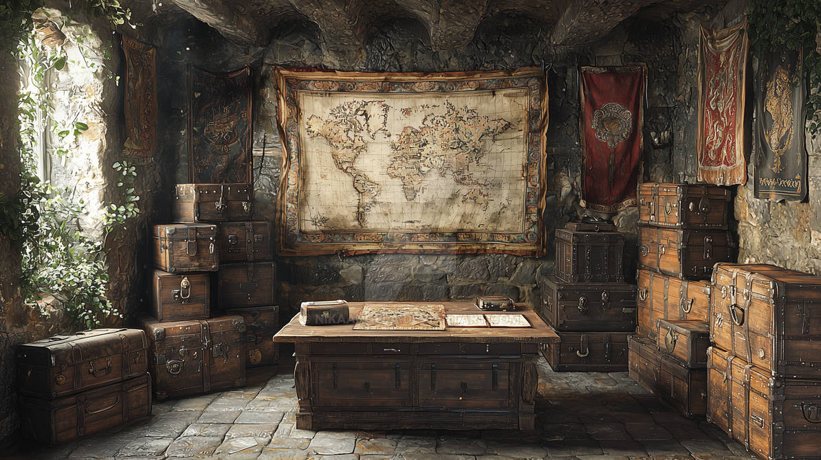 Freeman Hidden Ritual Room Fairytale day: hidden room full of treasure chests by NikaAngela on ...