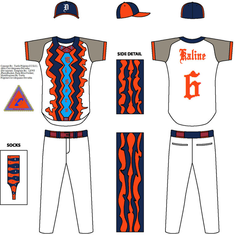 Detroit Tigers Concept Home Jersey - Al Kaline