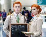 The Lutece Twins - Bioshock Infinite Cosplay by Aicosu