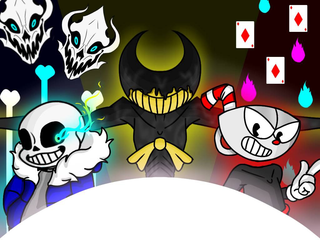 FNF Indie cross HD bendy ending lighting by FunTimeChell on DeviantArt