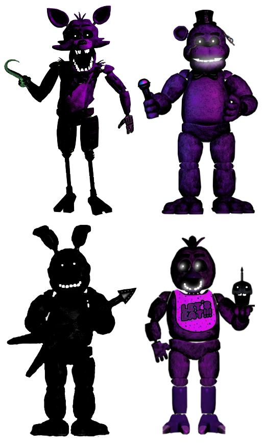 Shadow Rabbit Fnaf Fnaf 1 Shadow Animatronics by FrankZa166 on DeviantArt