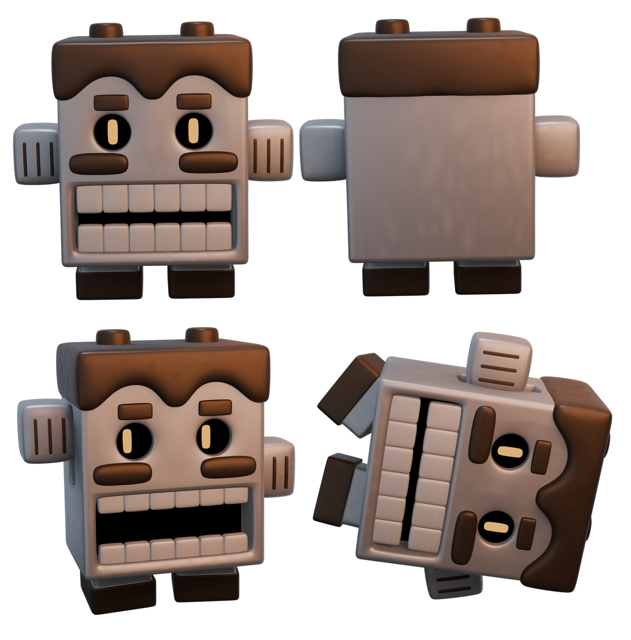 Boxbyte Renders From Fnaf World by FrankZa166 on DeviantArt