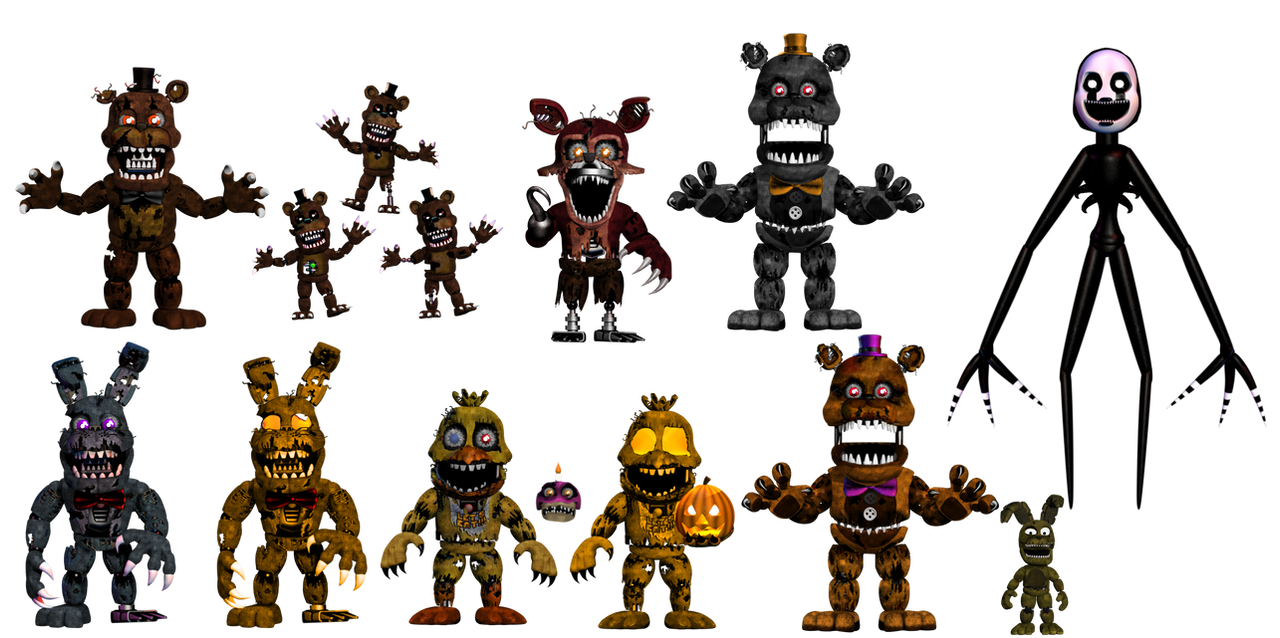 Adventure Classic Nightmare Animatronics by FrankZa166 on DeviantArt
