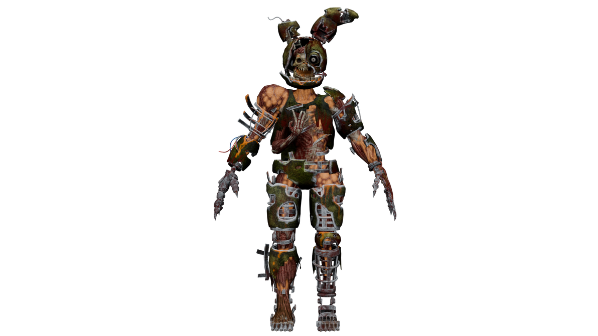 Springtrap Bone Brighted Springtrap Render (No bone Edition) by FrankZa166 on DeviantArt