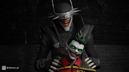 Batman Who Laughs Blender Render