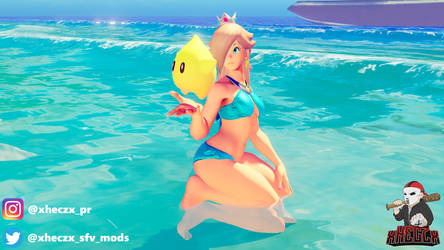 Menat x Rosalina (swimsuit) SFV Mod