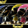 Goseiger Helmet Wall