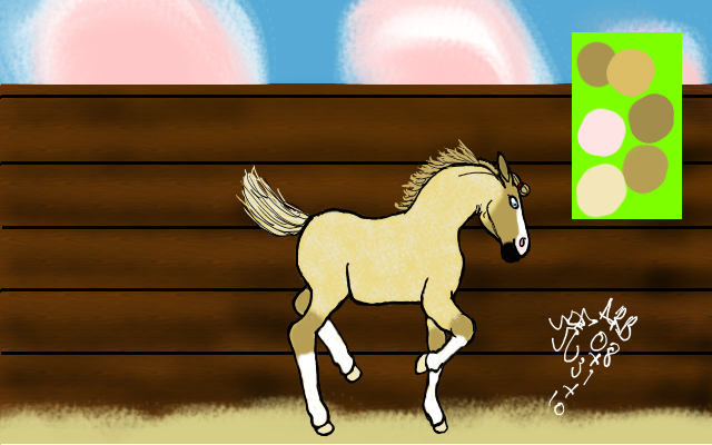 RES Sweet Seranade foal ref by ChestnutGroveAdopts
