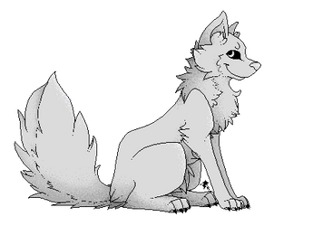 Wolf Lineart (Plasma Pack can Use for References) by leafwreath