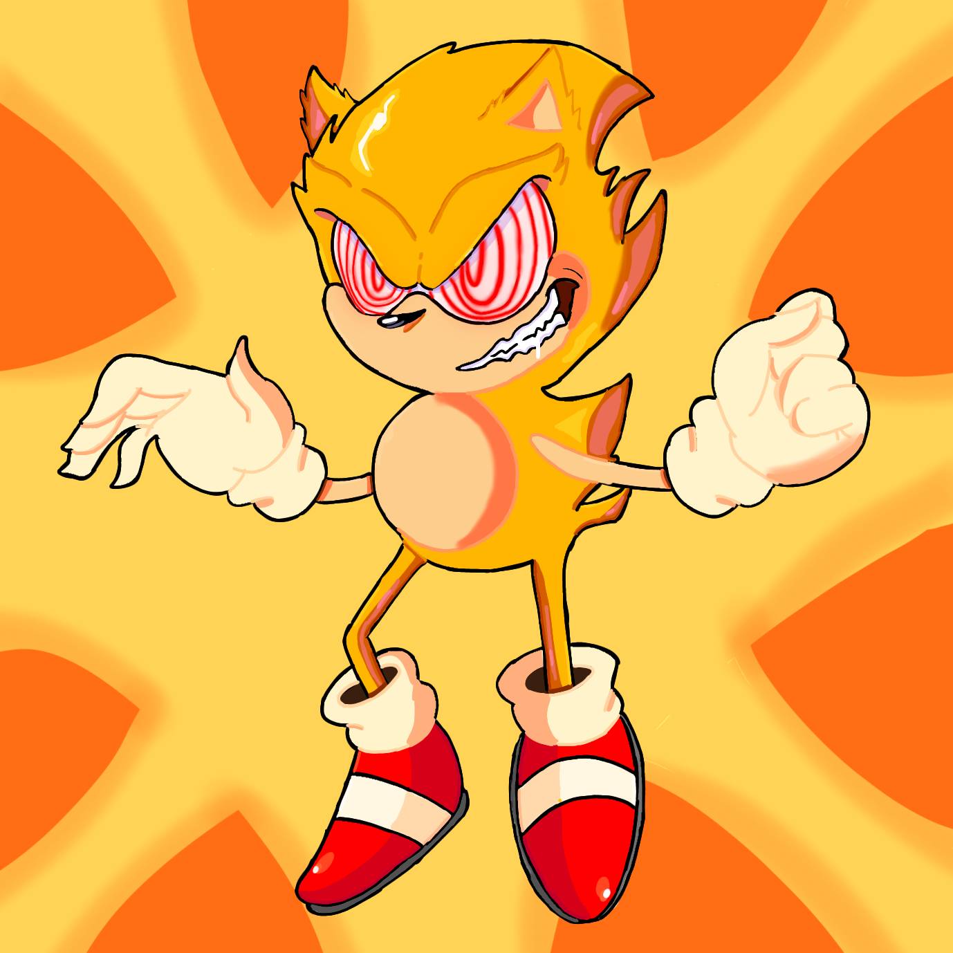 Fleetway Super EXE by InterstellarChaosss on DeviantArt