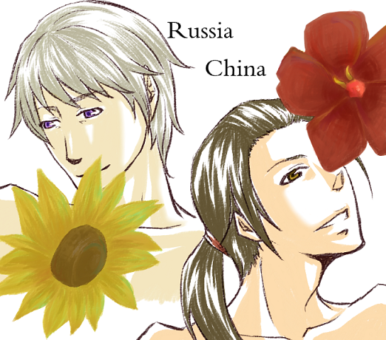 Russia and China - Hetalia