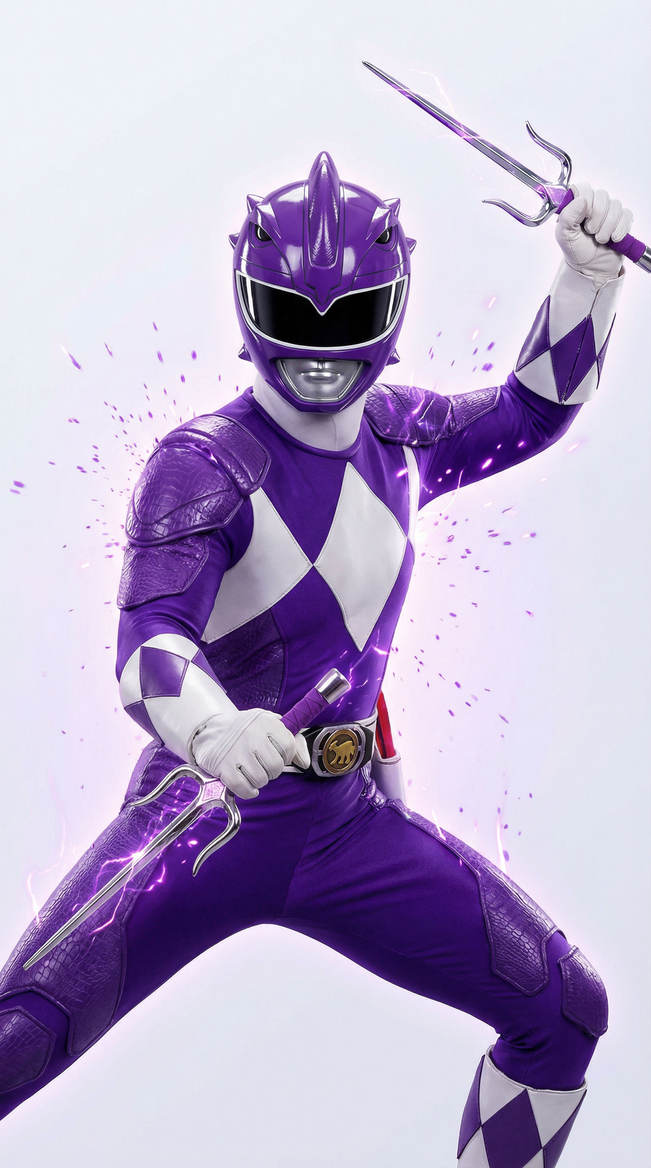 Burple From Rider Ranger Purple Mighty Morphin Power Ranger - Iguanodon by carnage2299 on DeviantArt